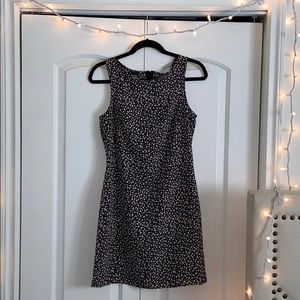 Black with pink flower dress